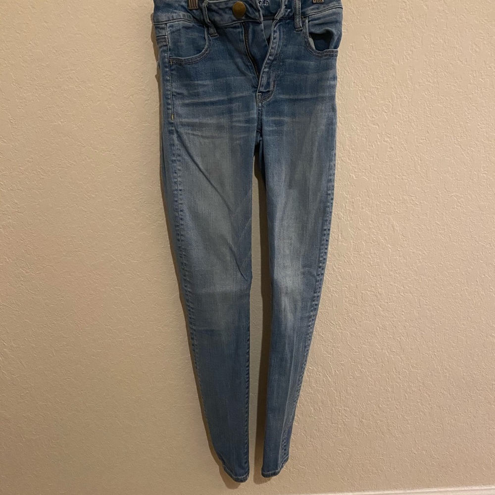 High rise super stretch American eagle jeggings